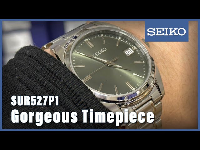 ساعة سيكو كلاسيك كوارتز رجالية - SUR527P1