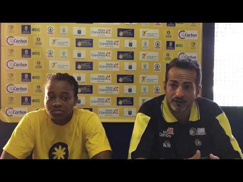 Starr Breedlove y Maikel López en la previa de la J9 de LF2