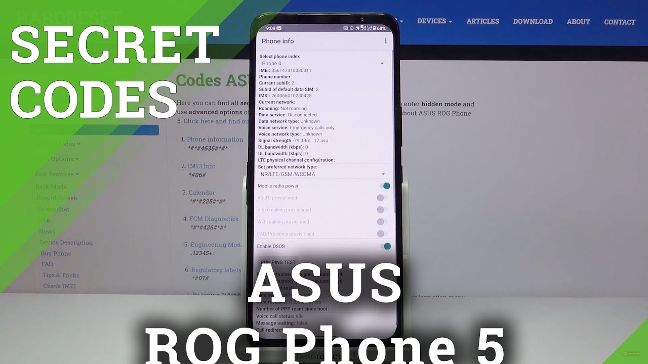 Secret Codes ASUS ROG Phone 5 – Secret Functionalities