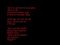 Black Eyed Peas Pump It Lyrics