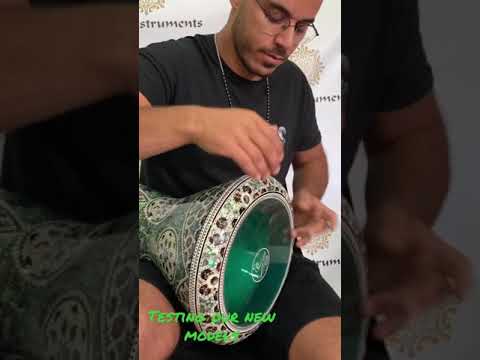 Testing our new darbuka model ❤️