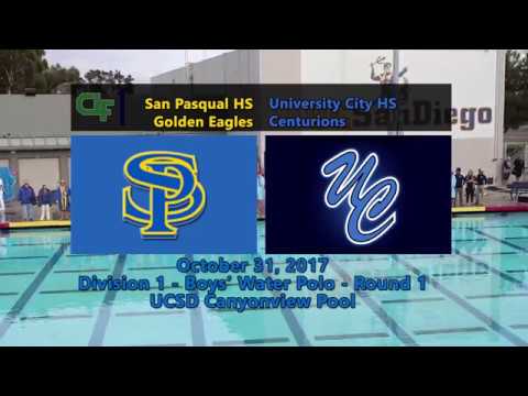2017-10-31 San Pasqual HS v University City HS - CIF Game 1