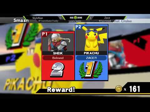Rise and Shine 2018 Losers Semis- Zace (Pikachu) vs Skyloftian (Sheik)