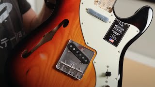 Video thumbnail for Fender American Original '60s Thinline Telecaster Deep Dive by Landon Bailey