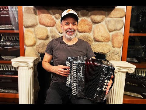 PSJUBIVBCGR - Gray Paolo Soprani Jubilee IV Diatonic Button Accordion BC LMMM 23 8 $2999