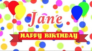 Happy Birthday Jane Song