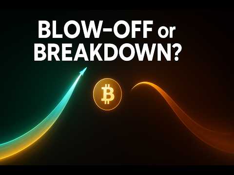 Decision Time for Bitcoin ⏳ Blow-Off Top or Fading Momentum?