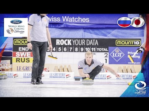 Russia v Japan - Round-robin - Ford World Men's Curling Championship 2017