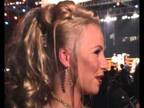 Mike Tyson vs. Brian Nielsen...Anita Lerche backstage