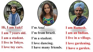 How to Introduce Yourself?| Self Introduction| Speaking Practice for Beginners