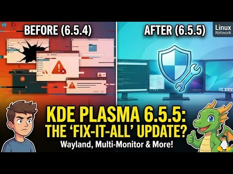 The Update We've Been Waiting For: KDE Plasma 6.5.5