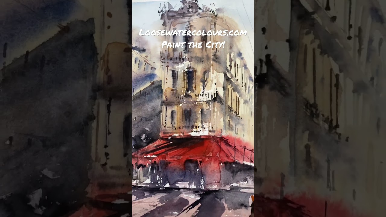 Painting The City in Watercolours!