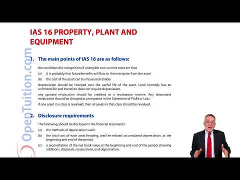 IAS 16 Property, Plant and Equipment - ACCA Financial Accounting (FA) lectures