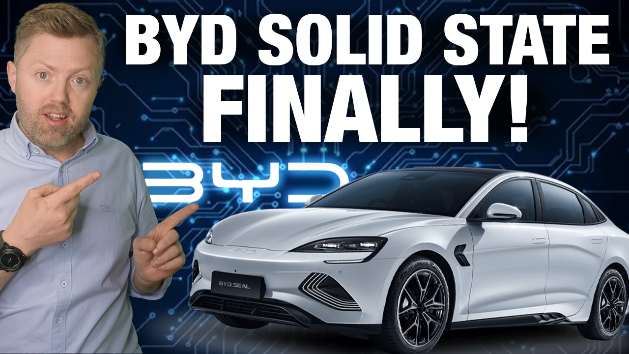 BYD solid state battery  -  2027 production target announced