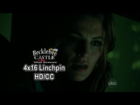 Castle 4x16 Linchpin - Castle Saves Beckett & Himself from Drowning (HD/CC)