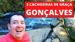 O QUE FAZER DE GRAÇA EM GONÇALVES MG | Dicas 3 Cachoeiras que não cobr