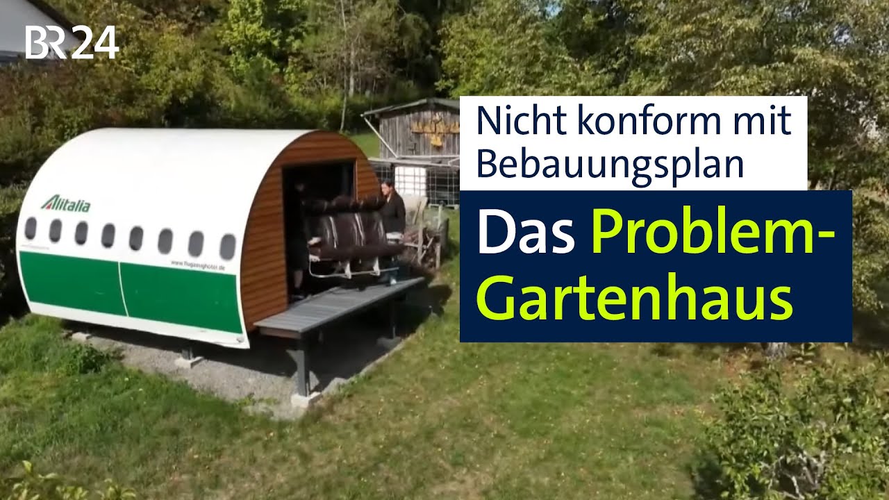 Gartenhaus als altem Flugzeug-Rumpf: Vom Gemeinderat abgelehnt | BR24