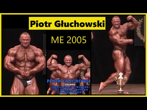 Piotr Głuchowski - Mistrzostwa Europy w Kulturystyce 2005 - Dekoracja.