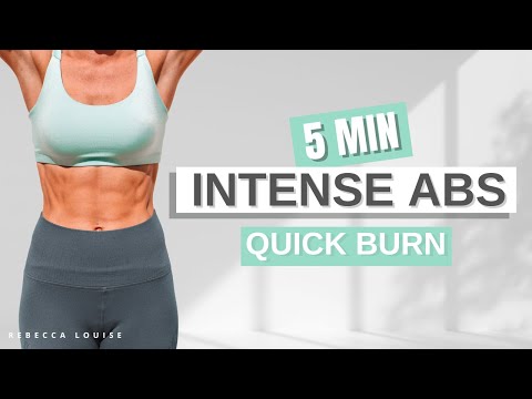 Rapidly Sculpt Your Core With This High-Powered Ab Workout! (5-Minute Intense Burn)