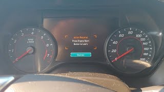 2016 - 2020 Chevrolet Camaro Do it yourself Programming Smart Key