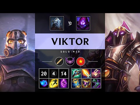 Viktor Mid vs Malzahar: Triple Kill, Legendary - VN Master Patch 14.24