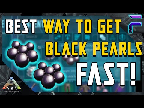 BEST WAY TO GET BLACK PEARLS FAST! -Ark: Survival Evolved