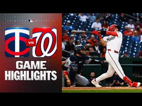 워싱턴 VS 미네소타 15:2 MLB 스포츠하이라이트