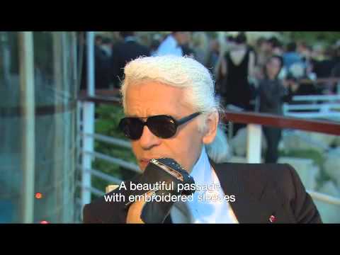 Karl Lagerfeld Interview At Chanel Cruise Collection 2011-12