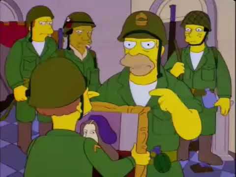 The Simpsons S07E22 - Flying Hellfish Bonanza War