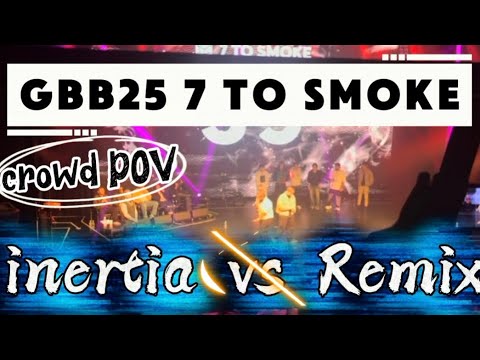 King inertia🇺🇸 vs Remix🇿🇦 | GBB2025 7 to smoke |crowdPOV