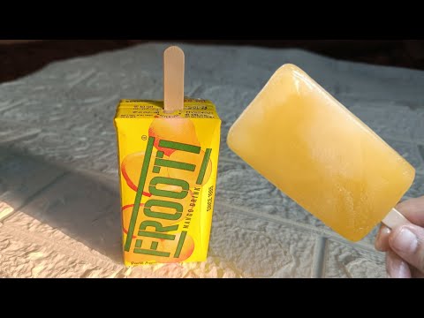 FROOTI Icecream😋 // simple and easy👍//kid's favorite //mango popsicle 🍦