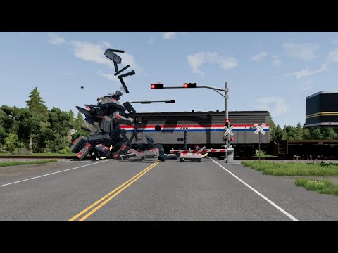 BeamNG drive Train Vs Car 7!