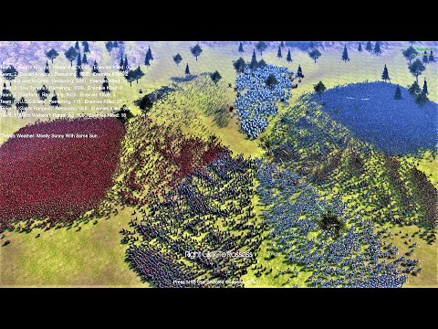 Battle of 8 Armies | Battle Royale | 30000 Army Units | Ultimate Epic Battle Simulator