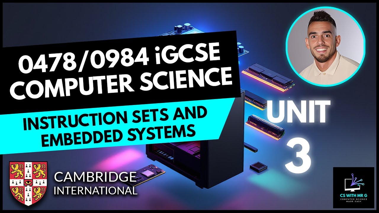0478/0984 iGCSE Computer Science - Unit 3 Lesson 3: Hardware - CPU Instruction Sets Embedded Systems