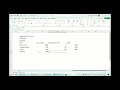 Excel - Basic Accounting Sheet (Part 1)