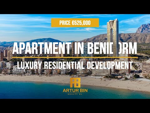 👉 FOR RENT/FOR SALE: luxury apartment in Intempo, 5 minutes from the beach — Benidorm, Costa Blanca