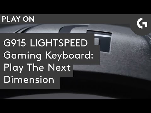 Logitech G915 TKL Tenkeyless Lightspeed Wireless RGB Mechanical Gaming Keyboard (Carbon, Tactile)