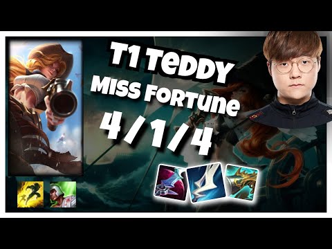 Miss Fortune Gameplay Challenger Replay S11 - 10.25 Bot Lane (4/1/4) - KOREAN