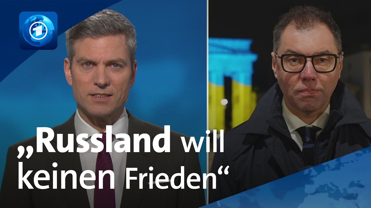 Verteidigung gegen Russland: Ukraine hofft auf weitere Unterstützung | tagesthemen-interview
