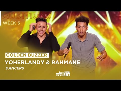 GOLDEN BUZZER ! Yoherlandy and Rahmane get's Sugar Sammy's golden buzzer on France's got talent !