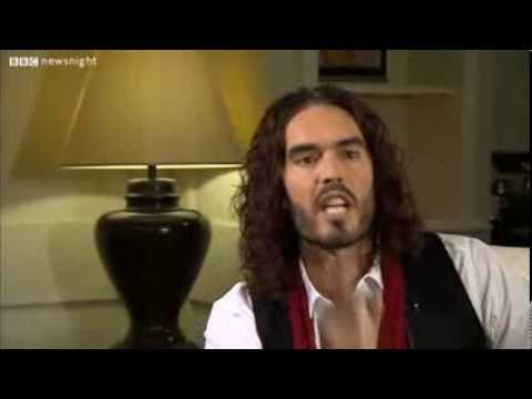 Russell Brand explains socialist utopia: heavy taxation, no voting