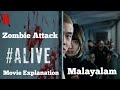 ALIVE 2020 Action Thriller Movie Malayalam Explanation Part 1