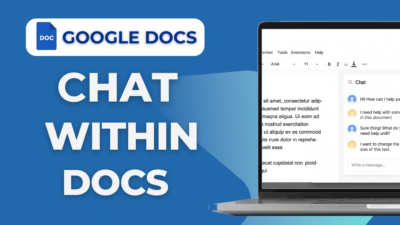 How To Chat On Google Docs Inside Doc