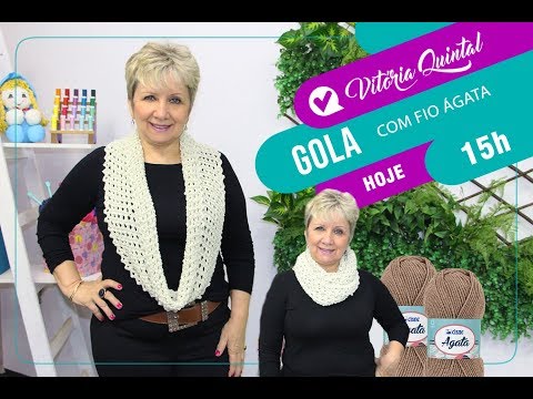 Aprenda a fazer uma gola em tricô com Vitória Quintal