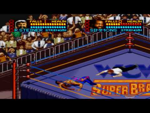 WCW Superbrawl Wrestling Super Nintendo