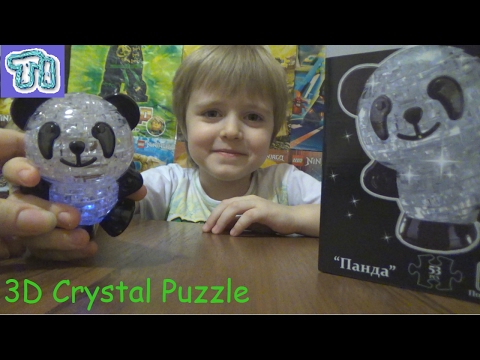 ★ Кристальный 3D пазл 'Панда' 3D crystal puzzle Panda
