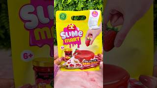 Slime Mart Strawberry Cheesecake 🍓🍰 DIY Slime| ASMR [no talking]