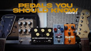Video thumbnail for Pedals You Should Know Pedalboard Rundown! [VOL 3] | Pigtronix Philosopher's Tone 2, Mojo Hand & UA by Ambient Endeavors