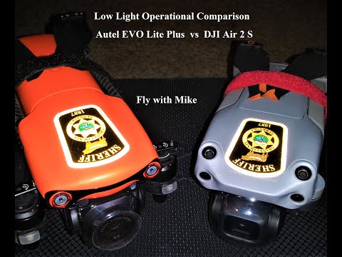 Low Light Operational Comparison between the Autel EVO Lite + vs DJI Air 2 S, Fly with Mike