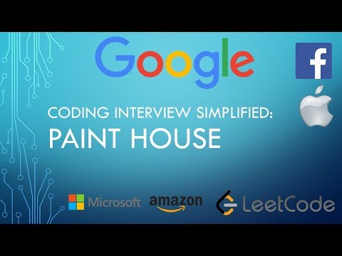Coding Interview Tutorial 94 Paint House Leetcode